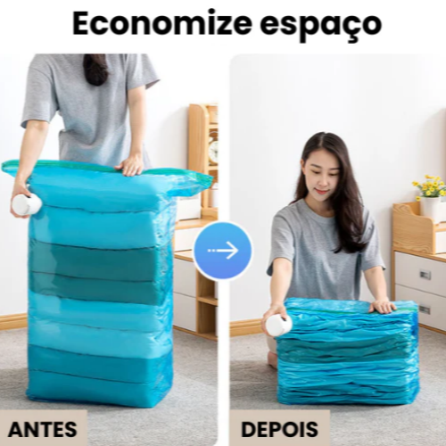 Compressor à Vácuo CompressClean + Sacolas Reutilizáveis